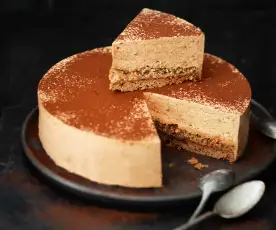 Gâteau mousse au praliné