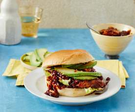 Pulled-Chicken-Burger