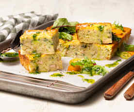 Zucchini slice