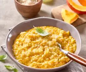 Risotto de potiron au lait de coco