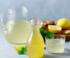 Sciroppo dolce al limone e zenzero 