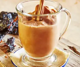 Chocolate caliente con chile