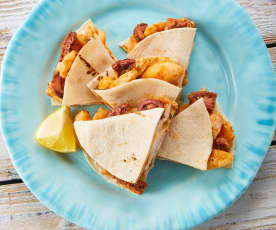 Quesadillas de mariscos