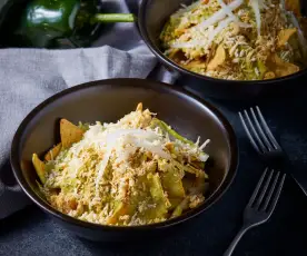 Chilaquiles Poblanos con Pollo