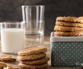 Biscotti integrali all'avena