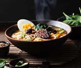 Soupe de nouilles ramen japonaise