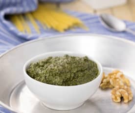 Pesto light basilico e noci