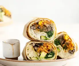 Burritos veganos