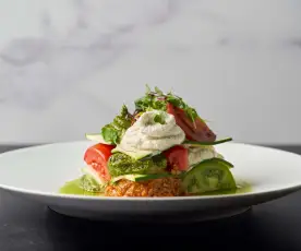 Lasagnes aux tomates ancestrales et aux courgettes (Matthew Kenney)