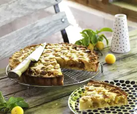 Tarte amandine aux mirabelles