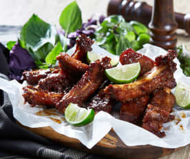 Honey Garlic BBQ Pork Ribs