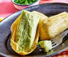 Tamales de chícharo