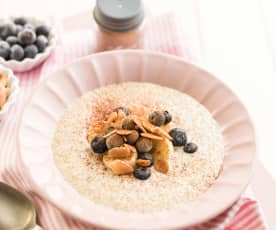 Papas de quinoa com fruta