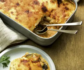 Linsenmoussaka