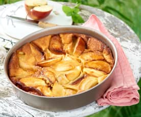 Clafoutis aux pommes et à la vanille