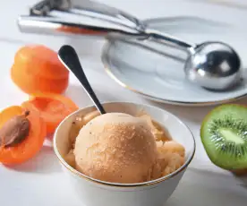 Sorbetto albicocca e kiwi