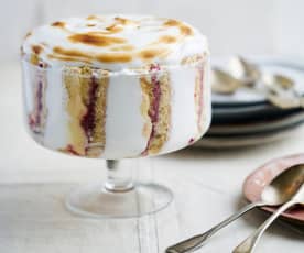 Trifle de framboesa e limão