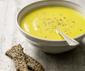 Carrot, Apple and Ginger Soup