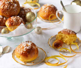 Bollos suizos de calabaza y canela