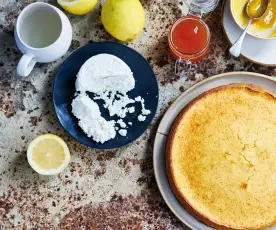 Bolo de requeijão e abóbora