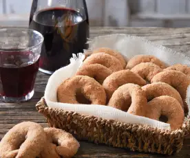 Ciambelline al vino rosso