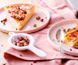 Galette des rois amande et rose