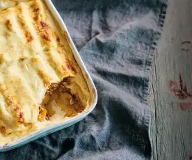 Canelones de salmão