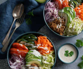 Buddha bowl au poulet (TM6)