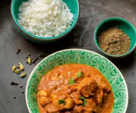 Poulet au garam masala