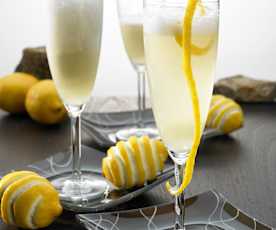 Champagne lemon slush