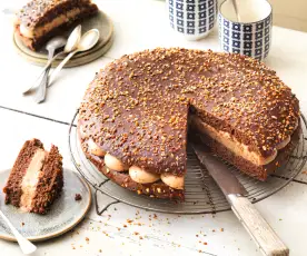 Tarte tropézienne façon paris-brest