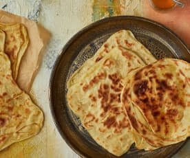 Msemen (Crêpes sfogliate marocchine)