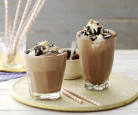 Milkshake cu ciocolată și alune