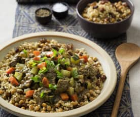 Moroccan Beef Stew with Couscous