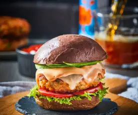 Hamburguesa de camarón