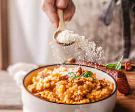 Risotto au chorizo