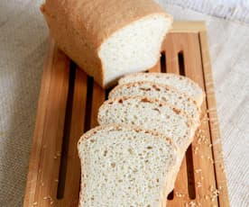 Pão de linhaça sem glúten