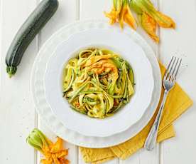 Pasta fresca ai fiori di zucchina