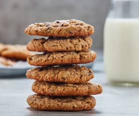 Biscuits aux pépites de chocolat sans gluten à l'avoine