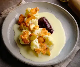 Cauliflower, Pickled Apple, Beetroot and Ragstone