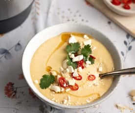 Soupe froide mangue-coco