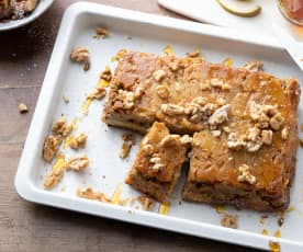 Baked Milk Bread with Pears and Walnut Crumble (TM6)