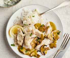 Chicken with Creamy Vegetable Sauce