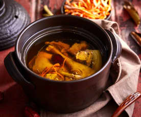 Cordyceps Flower Chicken Soup