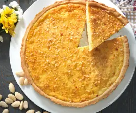 Crostata di mandorle e ricotta