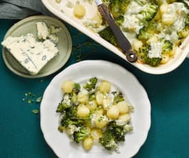 Gnocchi au brocoli et bleu