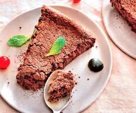 Gâteau moelleux chocolat et courgette