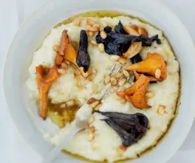 Menu veggie - Risotto forestier aux pignons