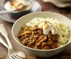 Moroccan Quorn with Bulgar Wheat