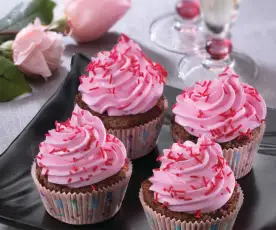Cupcakes de la Saint-Valentin